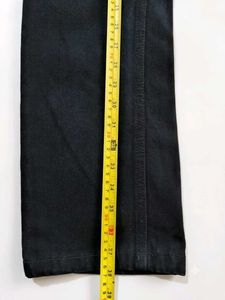 Black Cargo Wide Leg Jeans