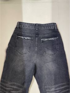 Distressed Wide-Leg Jeans funkyy