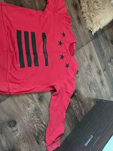 Pink Graphic Print Long Sleeve Top