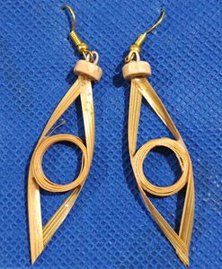 Handcrafted Bamboo Earrings