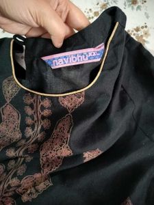Embroidered Kurta Set in black 🖤😍🔥