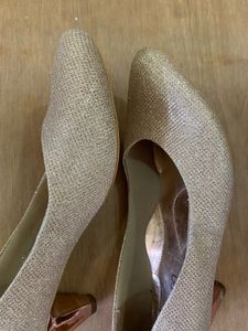 Sparkling Gold Heels