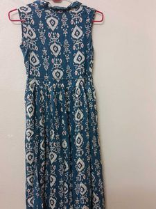 Boho Print Sleeveless Dress