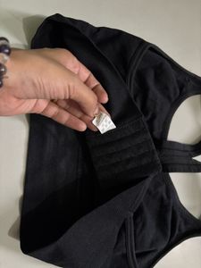 Black Sports Bra