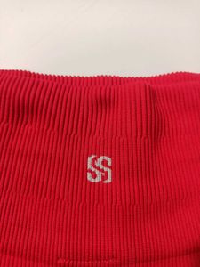 High-Waisted Ribbed Workout Shorts Free Size