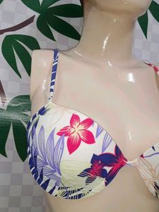 (939)Floral Bikini Top