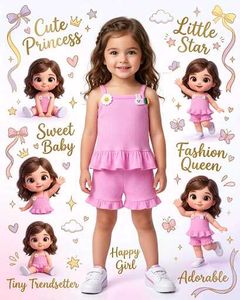 Adorable Pink Toddler Outfit