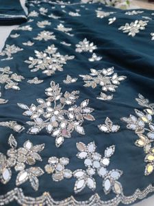 royal blue lehenga