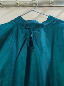 Elegant Teal Fairy Gown