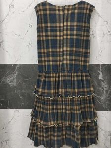 Plaid Tiered Ruffle Dress