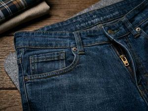 Stylish Dark Wash Denim Jeans