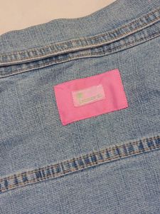Denim Jacket with Cocktail Ribbon