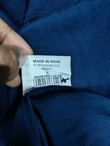 Blue Collared Long Sleeve Shirt