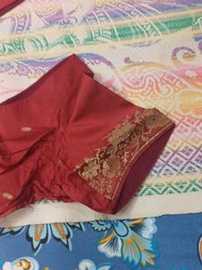 Banaras Silk Saree Like New Sareewith Blouse