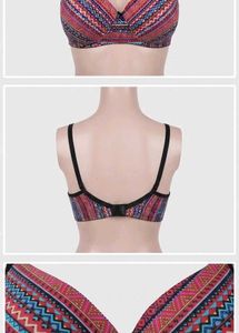 Boho Print Padded Bra