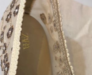 Zara mesh flats