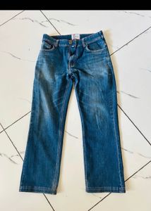 Men's Blue Wide Leg Jeans