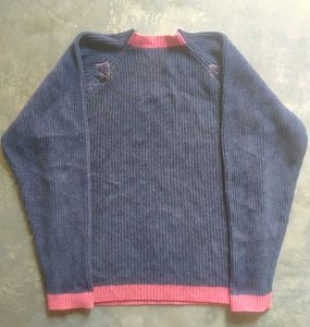 Navy Blue Sweater For Mens