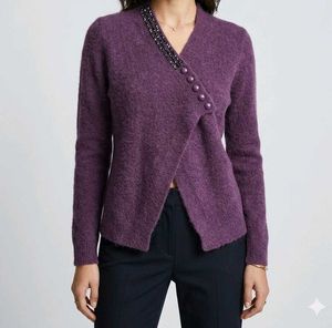 Cozy Purple Knit Sweater