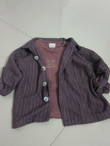 Tshirt with shrug ( belt free)