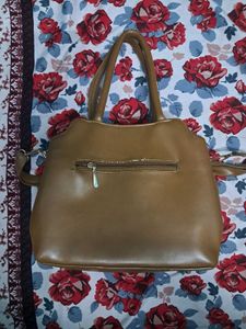 Stylish Brown Leather Handbag