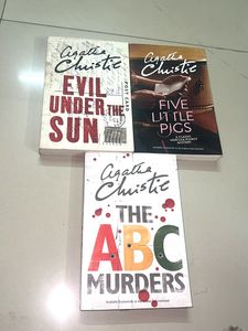 Crime Fiction Agatha Christie 3 Books