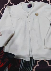 Kids Sweater Cum Cardigan Cardigan(Girls)