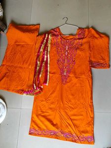 heavy embroidery suit