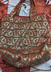 Beautiful Brocade Tote Bag