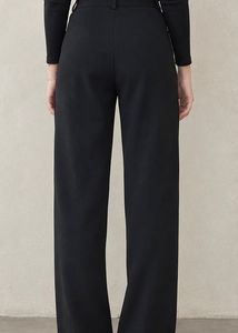 Classic Black Wide-Leg Trousers