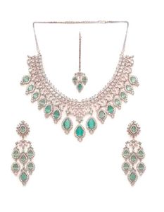 American Diamond Jewellery Set