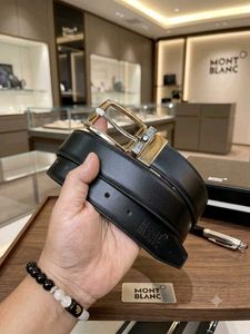 Mont Blanc Reversible Leather Belt