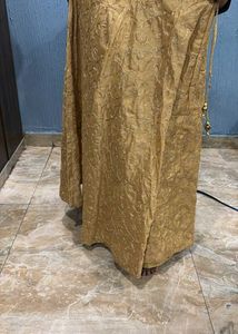 Golden Embroidered Ethnic Skirt