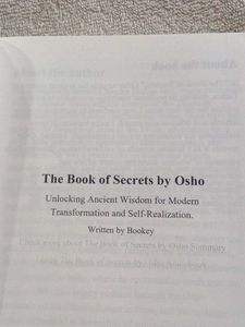 The Book of Secrets by Osho hard cover