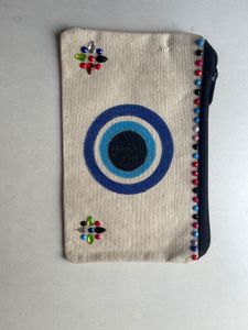 🧿Evil Eye Embellished Pouch