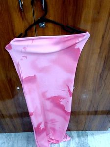 Pink Tie-Dye Print tube dresssss
