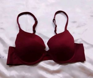 Burgundy Bra