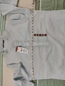 New Light teal cotton kurta