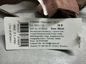 Lightly Padded Triumph Bra