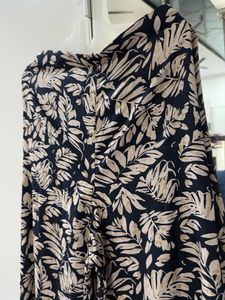 Leaf Print Flowy boot cut pant