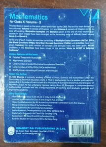 Mathematics Class XI Vol 2