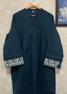 Teal Ethnic Co-ord Set