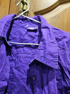 Purple formal shirt