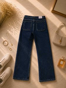 Dark Wash Wide Leg Jeans