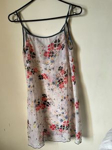 Floral Print Camisole Slip Dress
