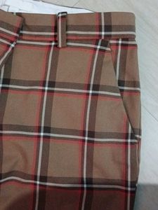 Classic Plaid Trousers small size