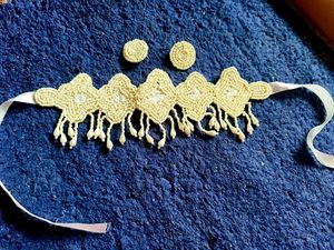 White Handmade Neckset