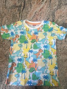 Dinosaur Print T-Shirt for Kids