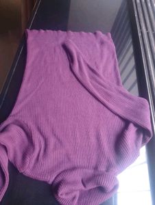 high neck sweater top