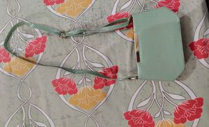 Stylish Mint Green Clutch Bag